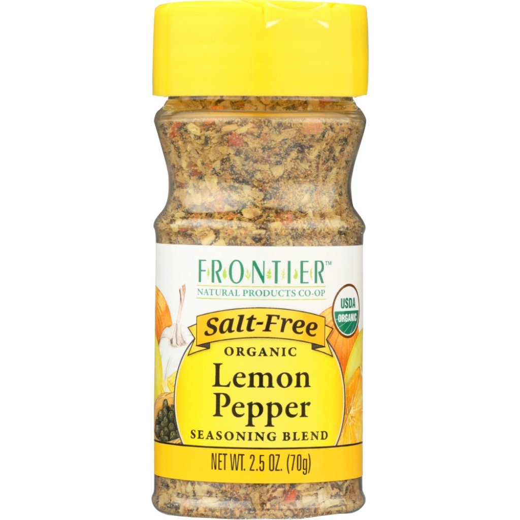 Frontier Herb Lemon Pepper Salt Free - 2.5 oz