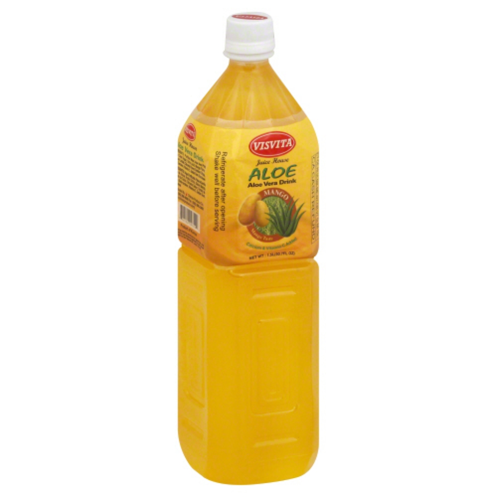 Aloe Vera Drink with Mango - Refreshing Hydration, 1.5 lt