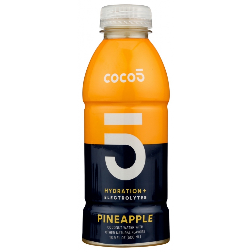 Coco5 Pineapple Coconut Water, 16.9 oz