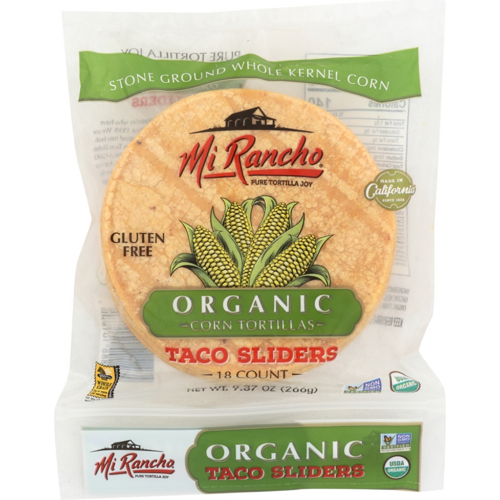 Organic Sliders Taco 18 Count - 9.36 oz