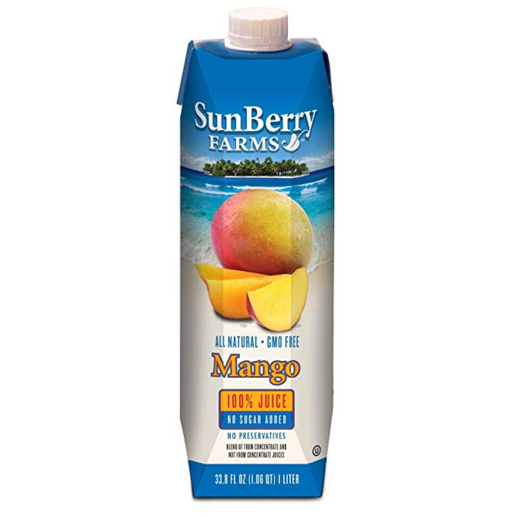 100% Pure Mango Juice – 33.81 oz