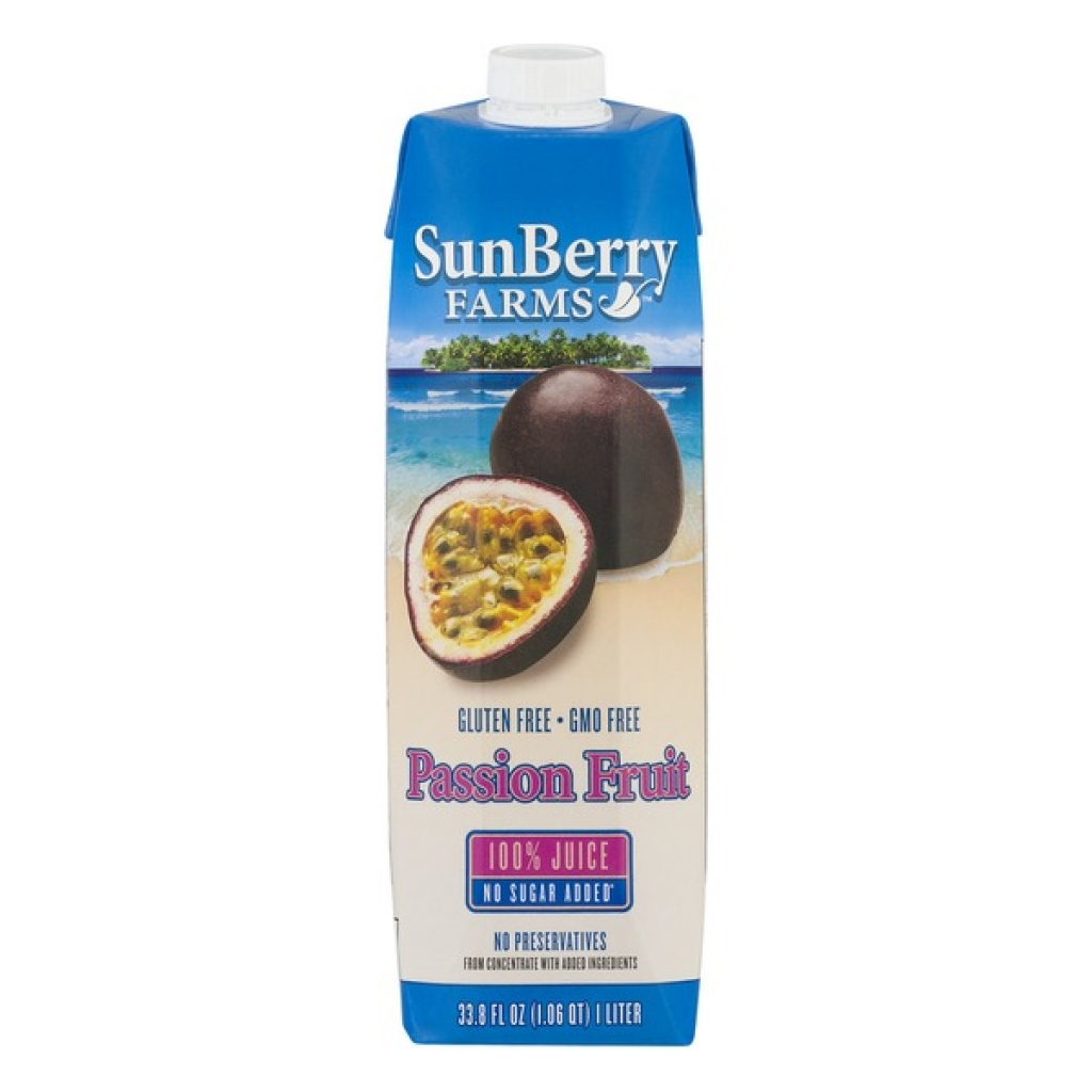 100% Passion Fruit Juice - 33.81 oz