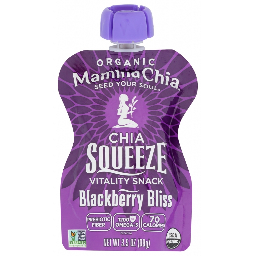 Blackberry Bliss Chia Snack Squeeze, 3.5 oz