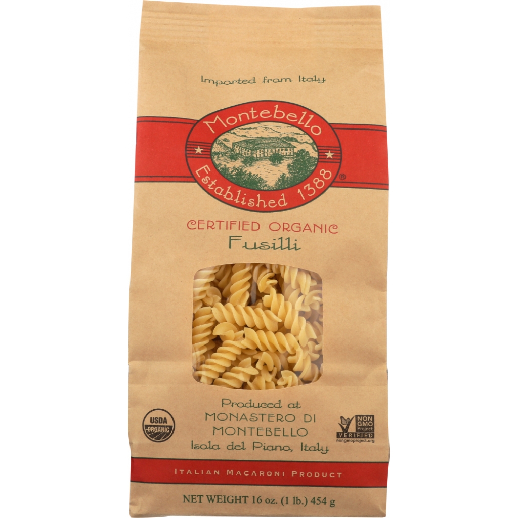 Organic Fusilli Pasta - 16 oz