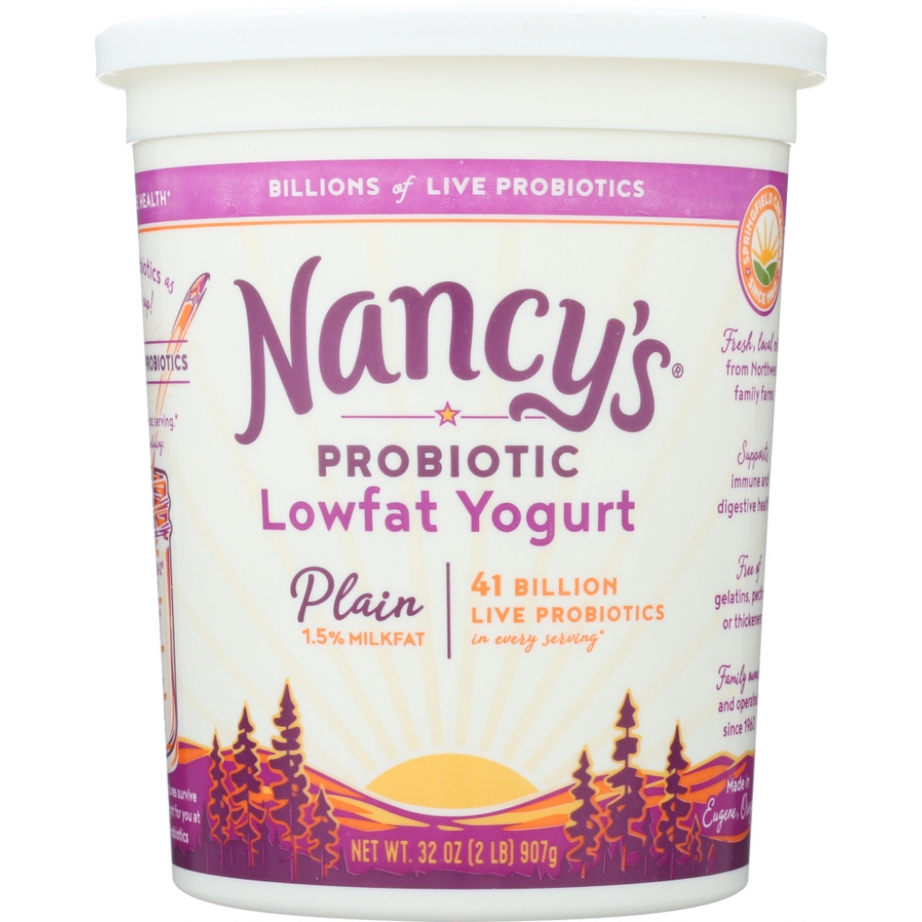 Lowfat Plain Yogurt - Probiotic-Rich - 32oz