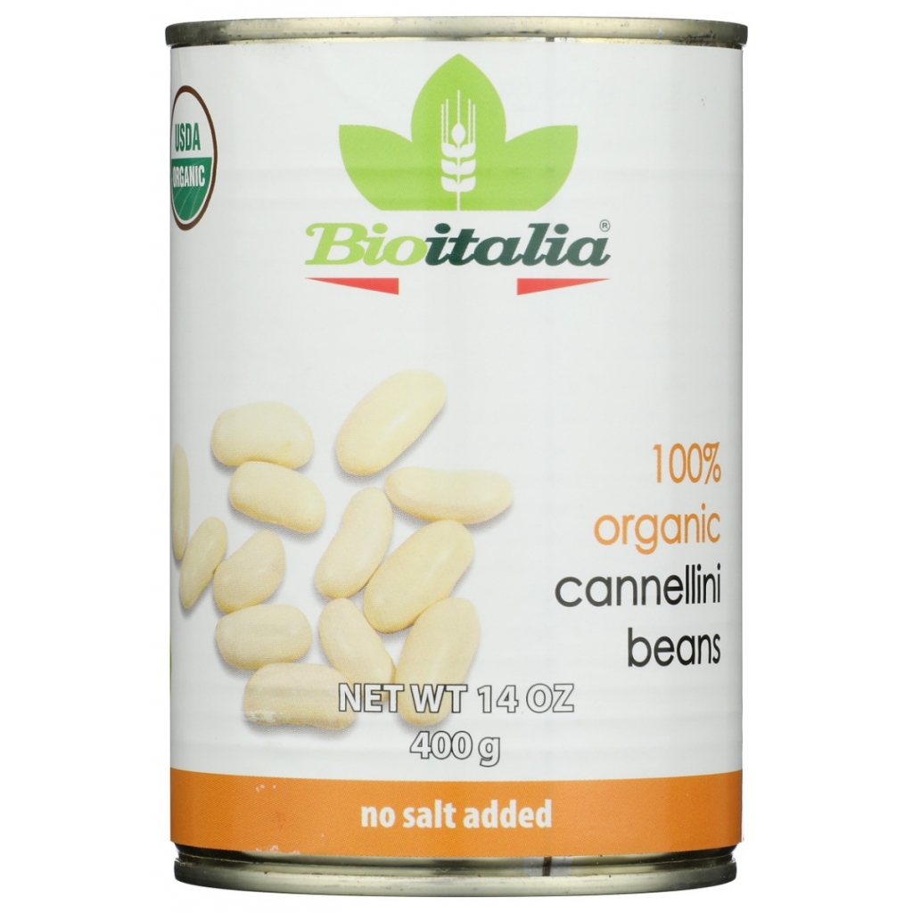 Organic Cannellini Beans (Boiled), 14 oz - Nutritious Legume Choice