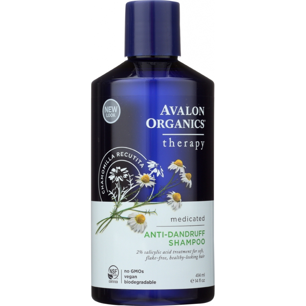 Anti-Dandruff Shampoo with Natural Ingredients - 14 oz