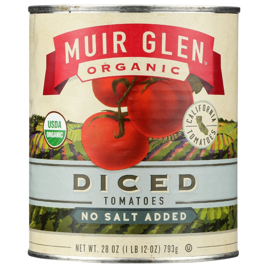 Premium Diced Tomatoes - No Salt Added, 28 oz