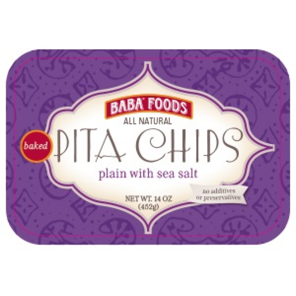 Plain with Sea Salt Pita Chips (16 oz)