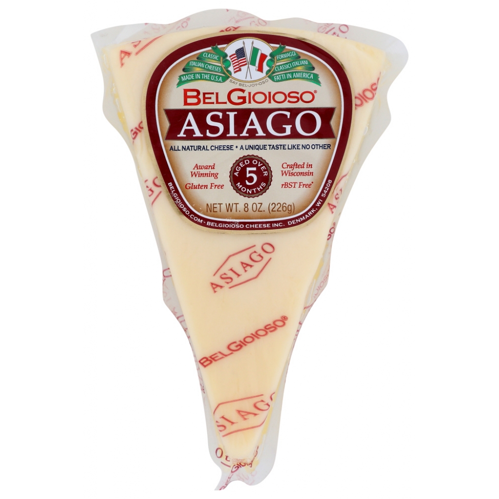 Aged Asiago Wedge Cheese - 8 oz