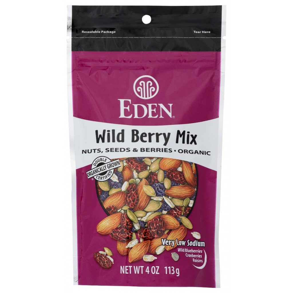 Organic Wild Berry Mix - Nutritious Snack Blend, 4 oz