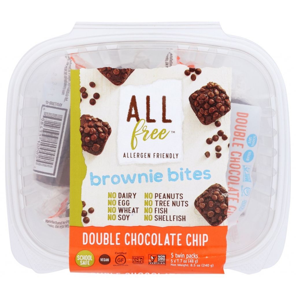 Double Chocolate Chip Brownie Bites - Delicious Treat