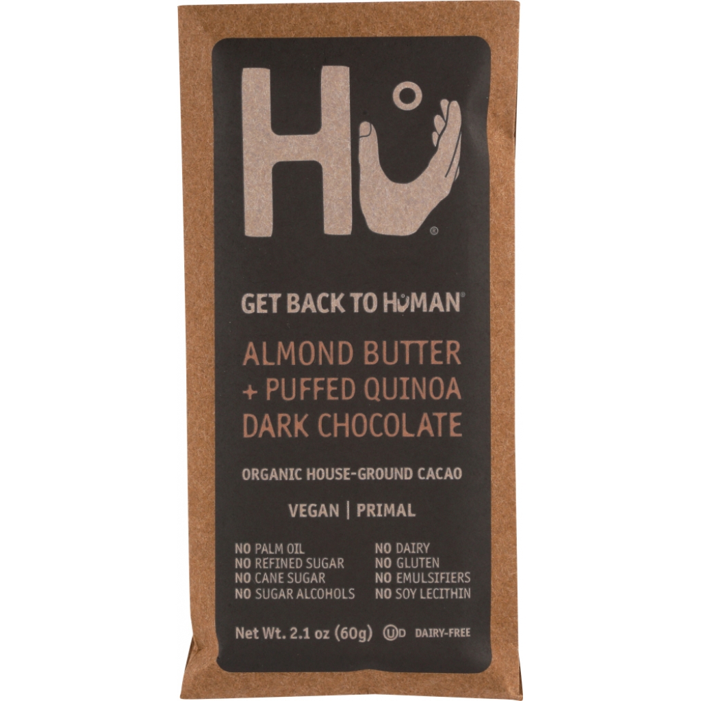 Dark Chocolate Almond Butter with Puffed Quinoa Bar - 2.1 oz