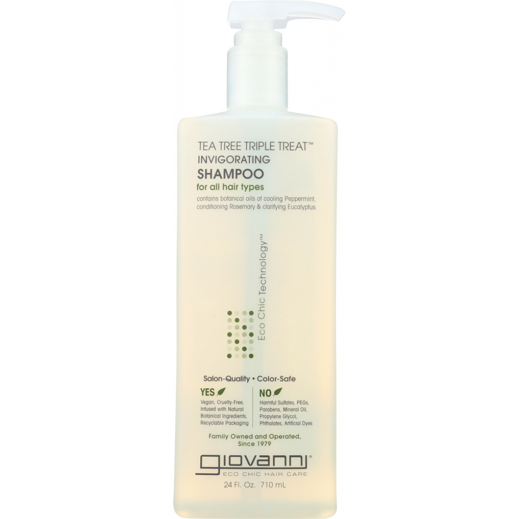 Tea Tree Triple Treat Shampoo - 24 oz