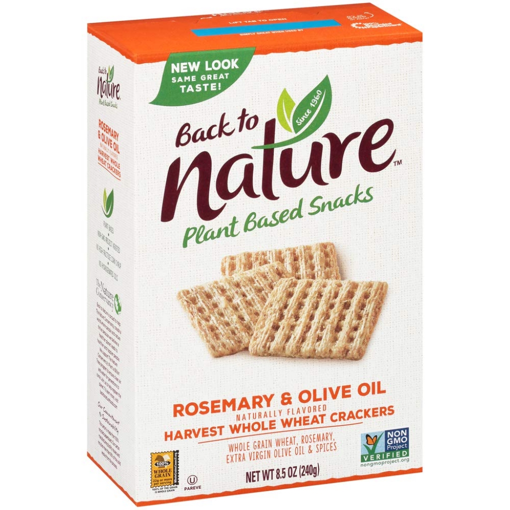 Rosemary Olive Oil Stoneground Wheat Crackers