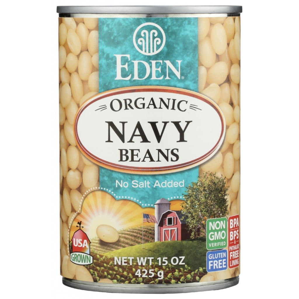 Organic Navy Beans, 15 oz