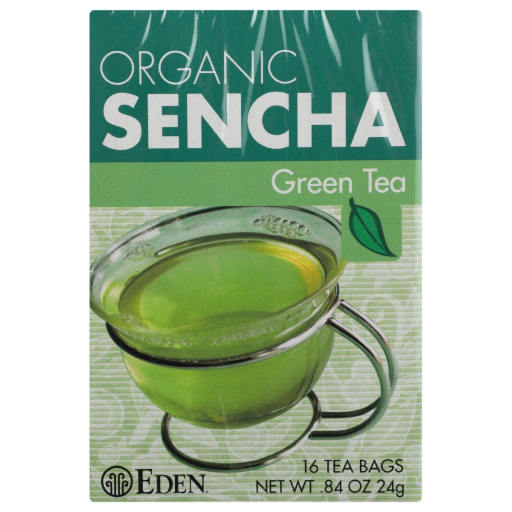 Organic Sencha Green Tea with Ginger - 16 bags