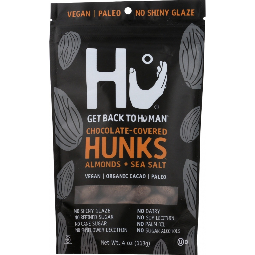 Hu Chocolate Covered Almonds with Sea Salt - Artisanal Snack