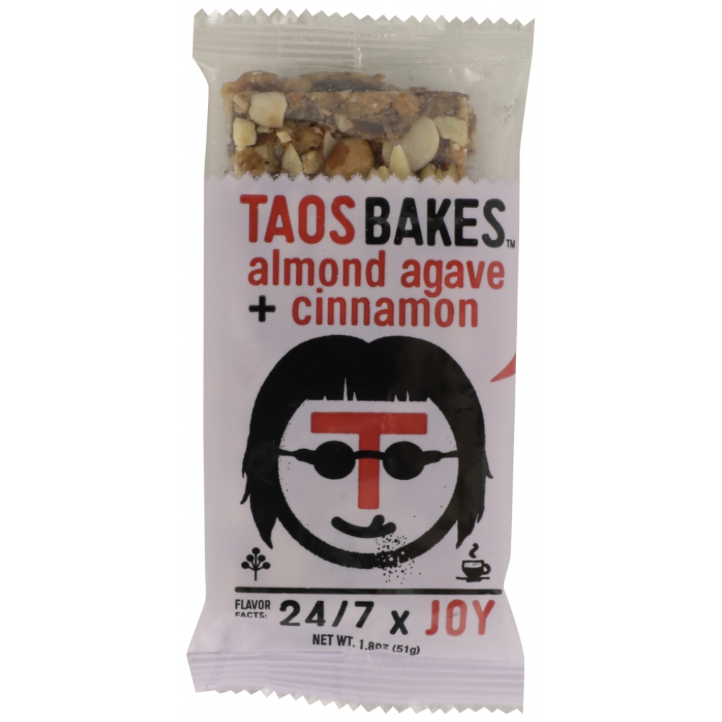 Taos Bakes Almond Agave Cinnamon Bar (1.800 oz)