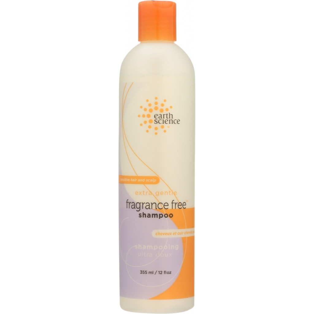 Fragrance Free Gentle Shampoo for Sensitive Scalp and Hair, 12 oz