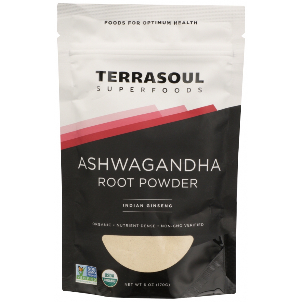 Organic Ashwagandha Root Powder - 6 oz