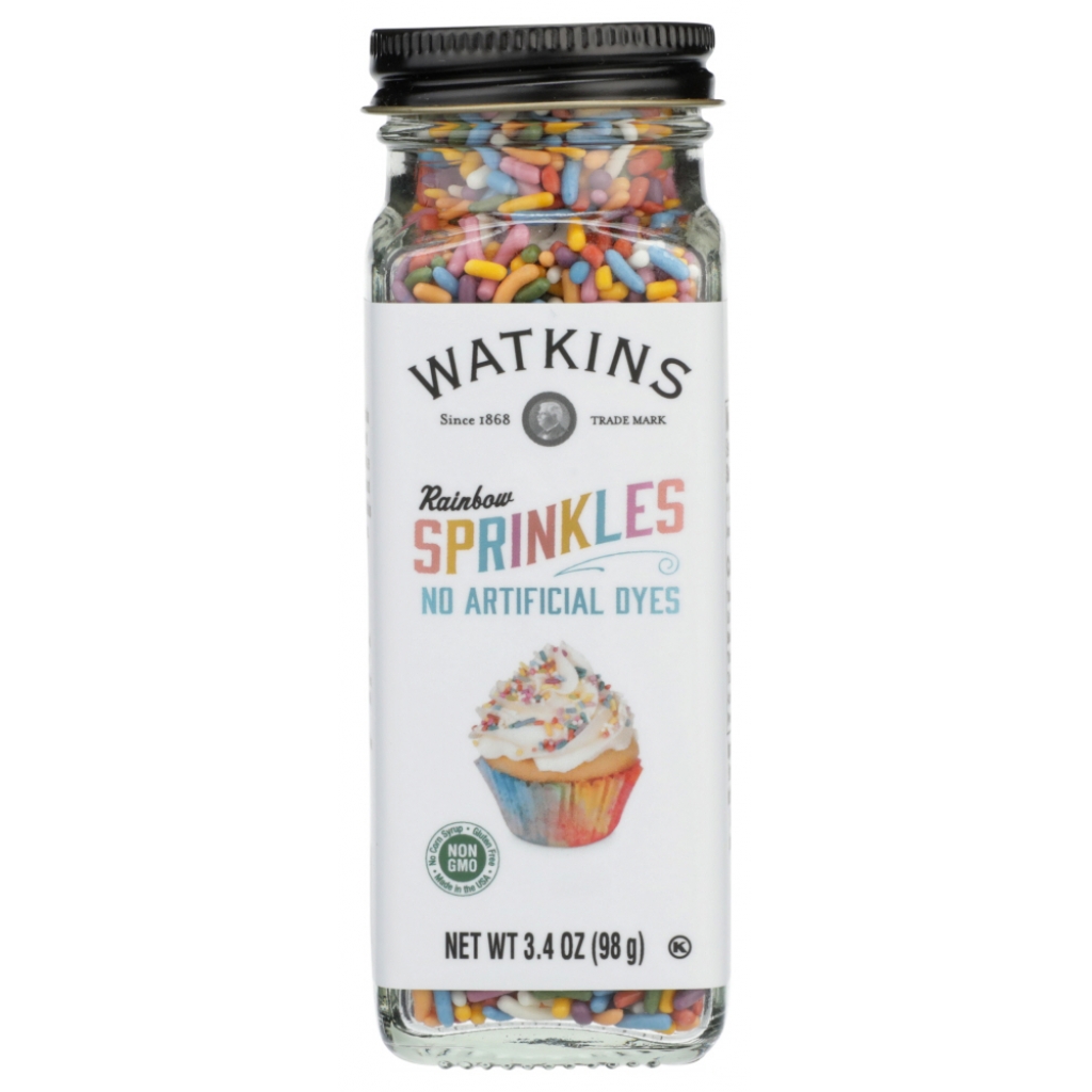 Natural Rainbow Sprinkles, 3.4 oz