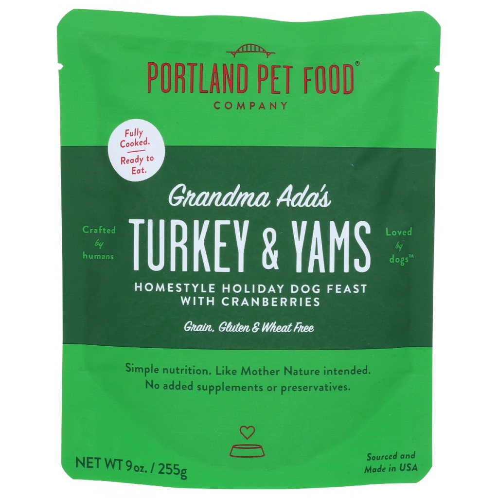 Turkey and Yams Homestyle Dog Food - Wholesome Nutrition, 9 oz