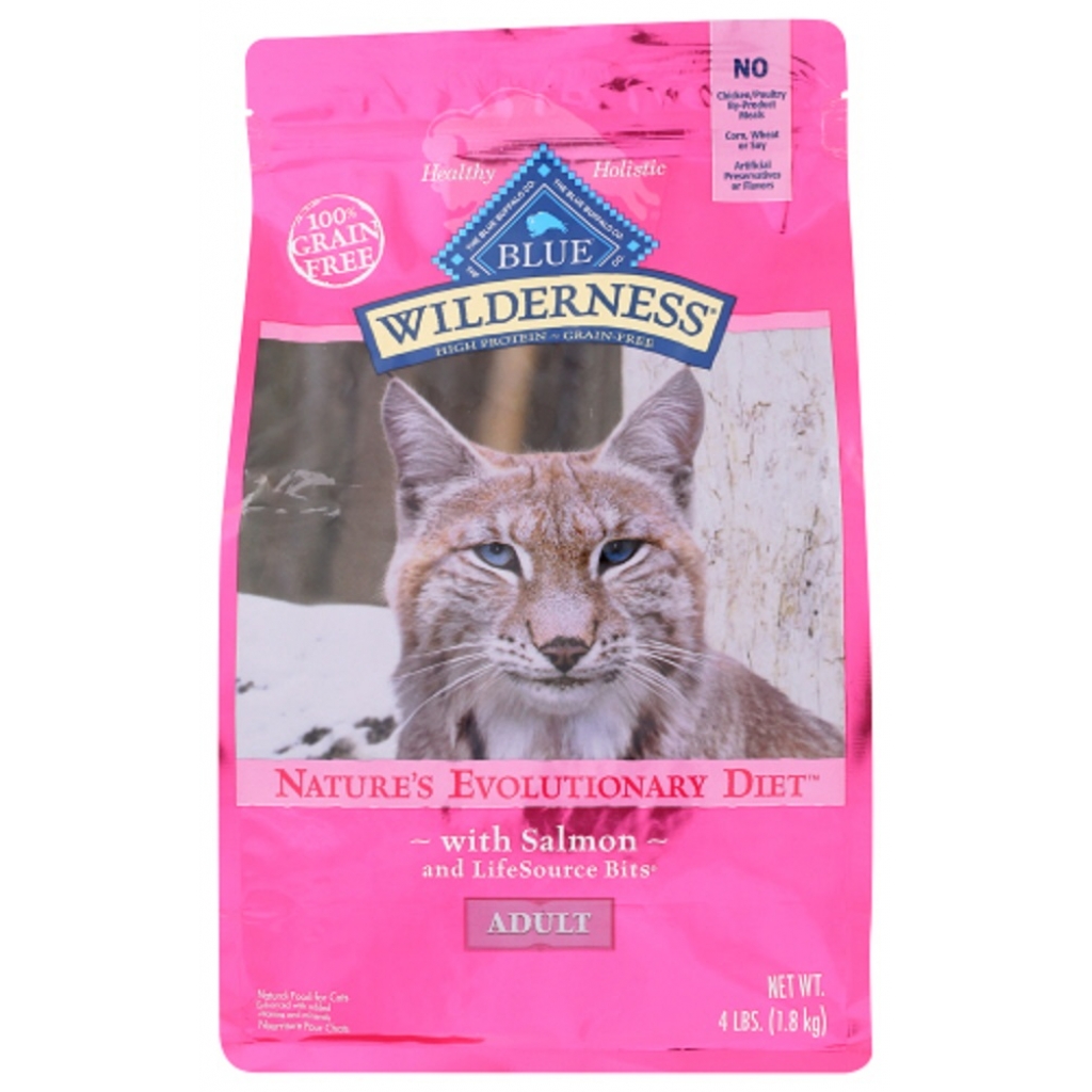 Wilderness Adult Cat Food Salmon Recipe, 4 lb