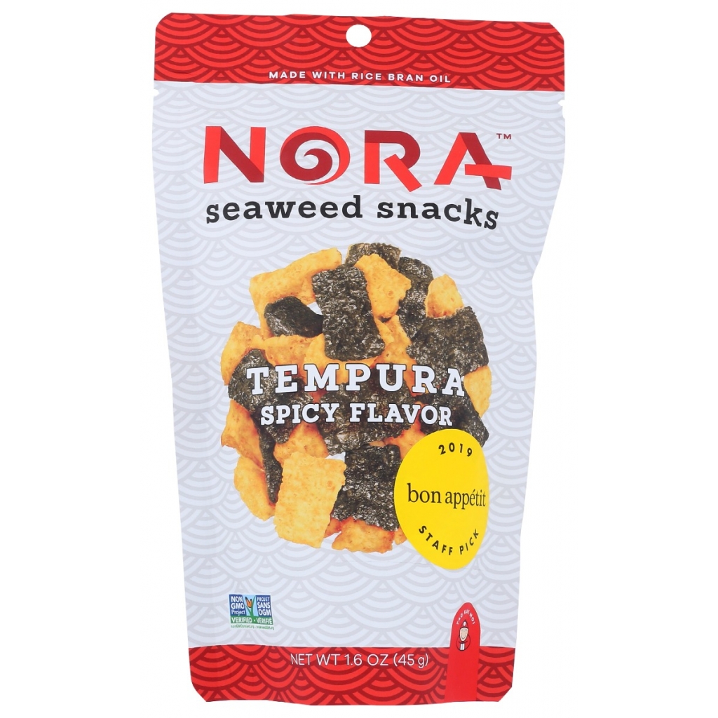 Spicy Tempura Seaweed Snack - Vegan Delight, 1.6 oz