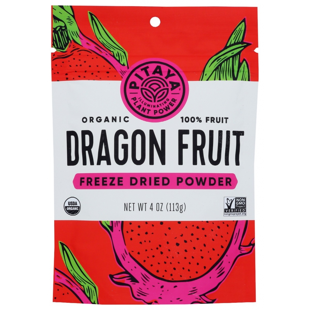 Freeze-Dried Dragon Fruit Powder, 4 oz