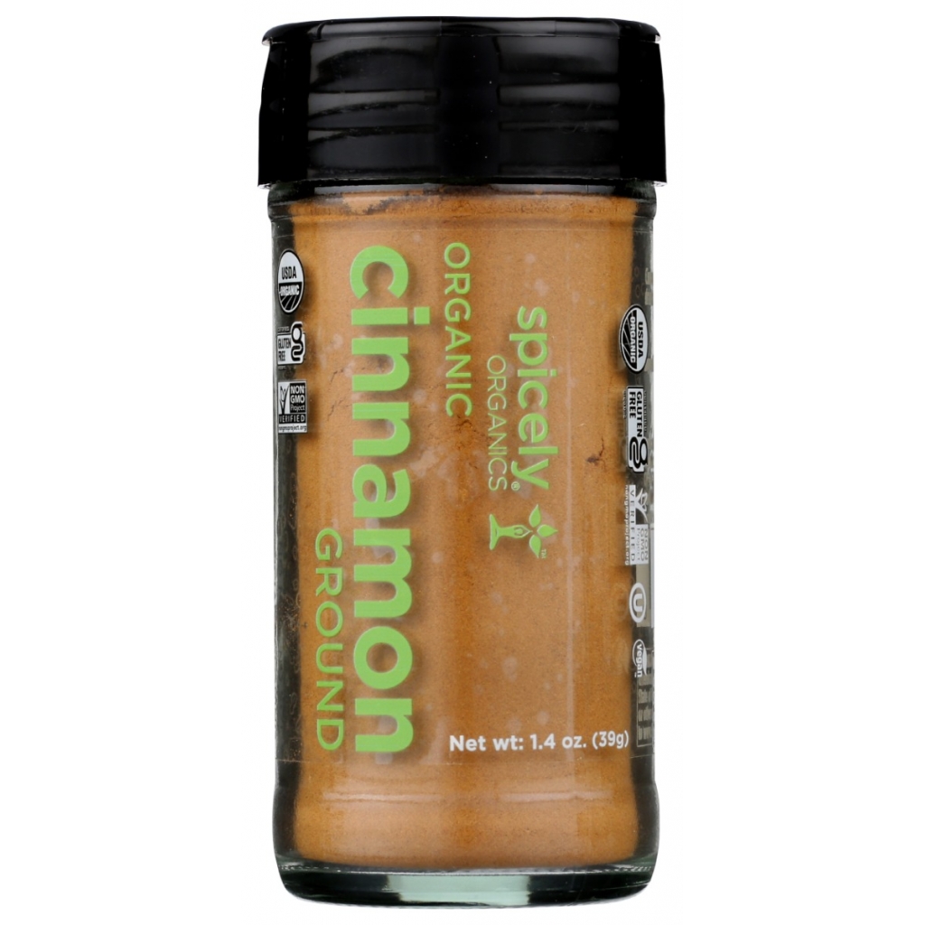 Premium Organic Ground Cinnamon, 1.4 oz