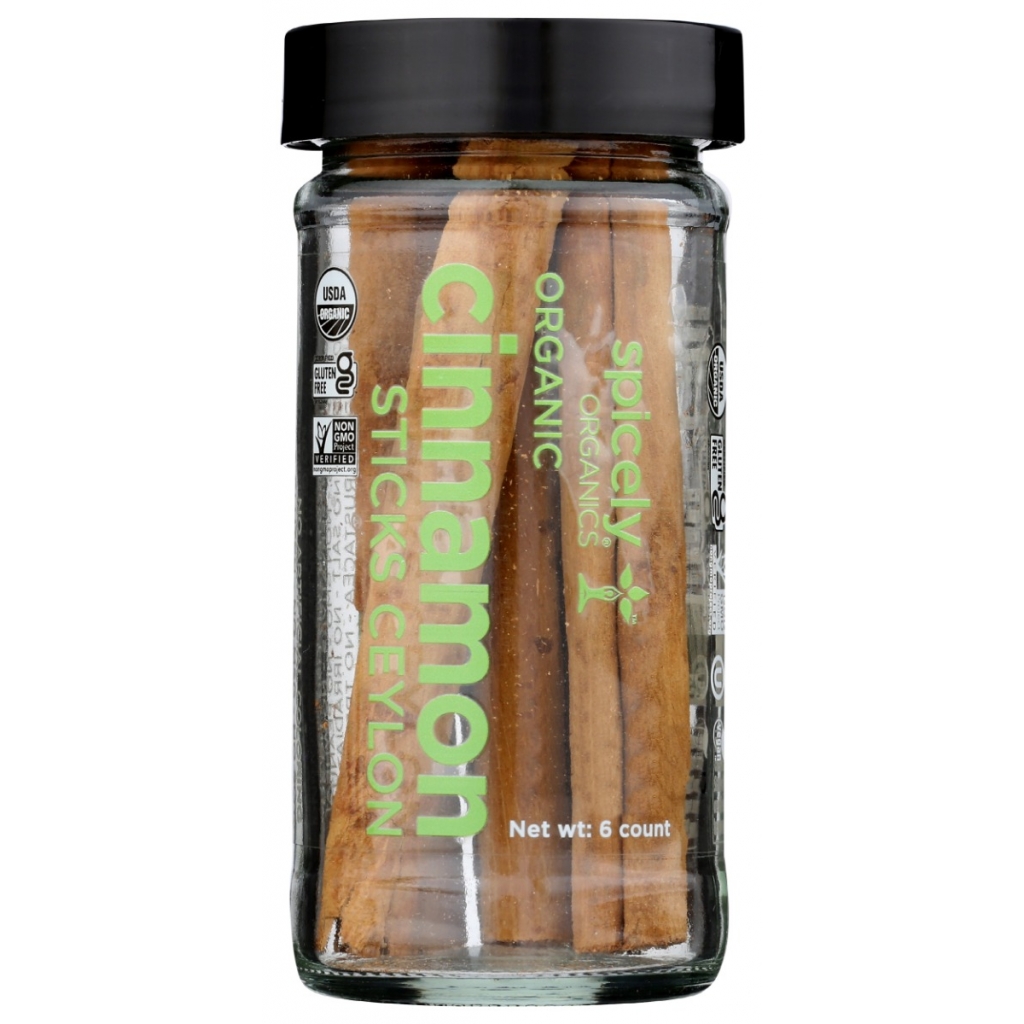 Organic Ceylon Cinnamon Sticks - 6 Count