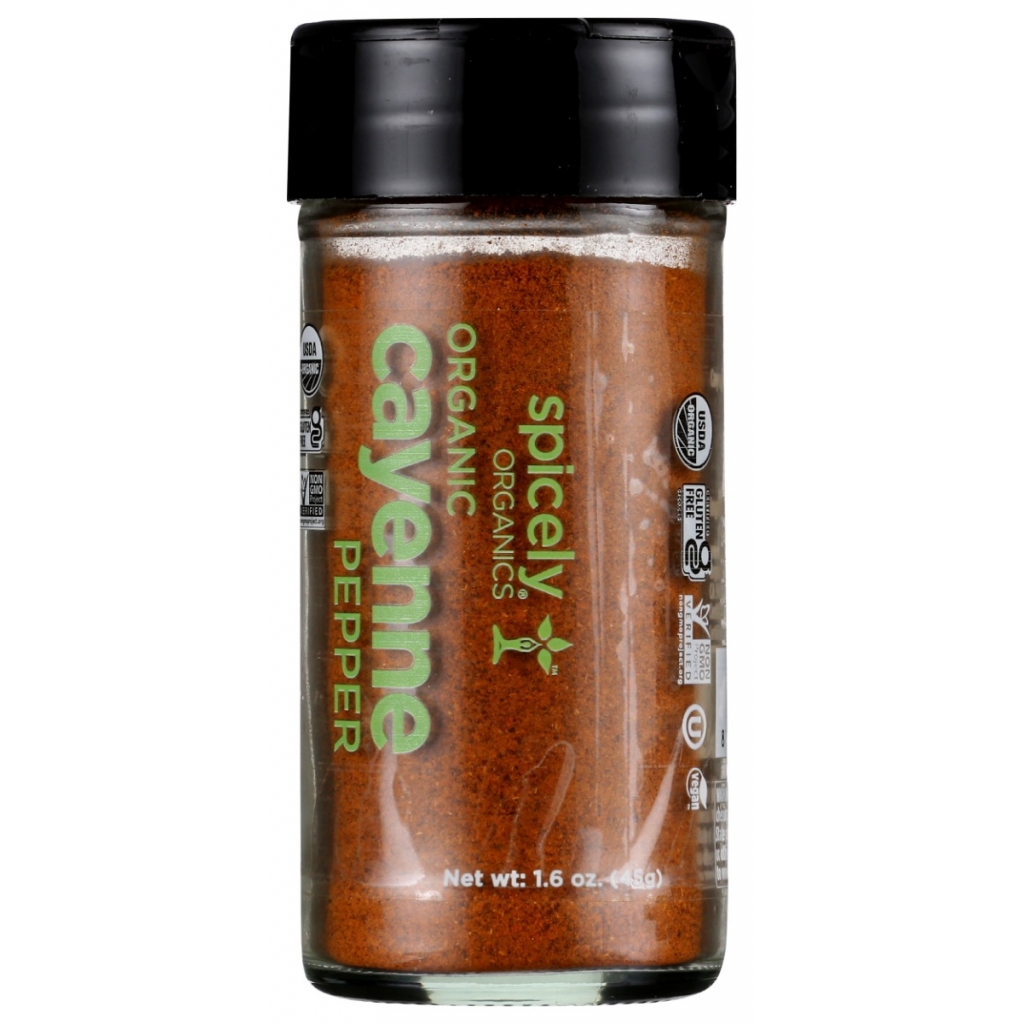 Premium Organic Cayenne Pepper Jar - 1.6 oz