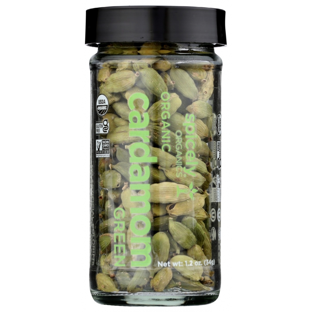 Organic Green Cardamom Pods – 1.2 oz