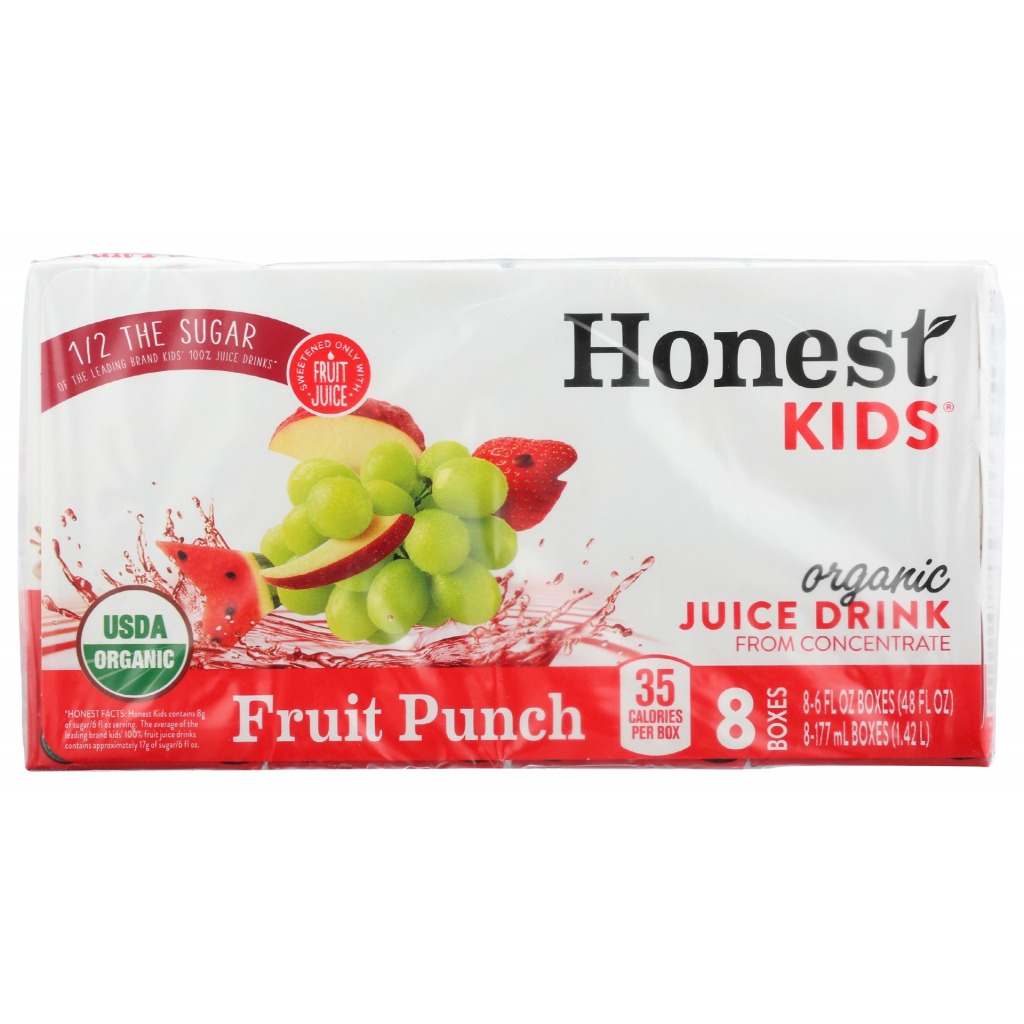 Honest Kids Fruit Punch Juice - 8 Pack, 48 fl oz