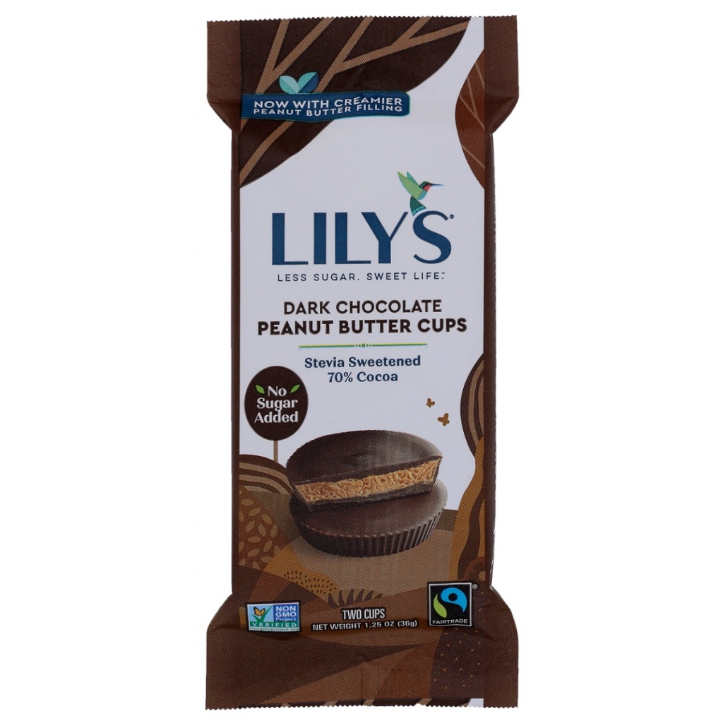 Dark Chocolate Style Peanut Butter Cups, 1.25 oz