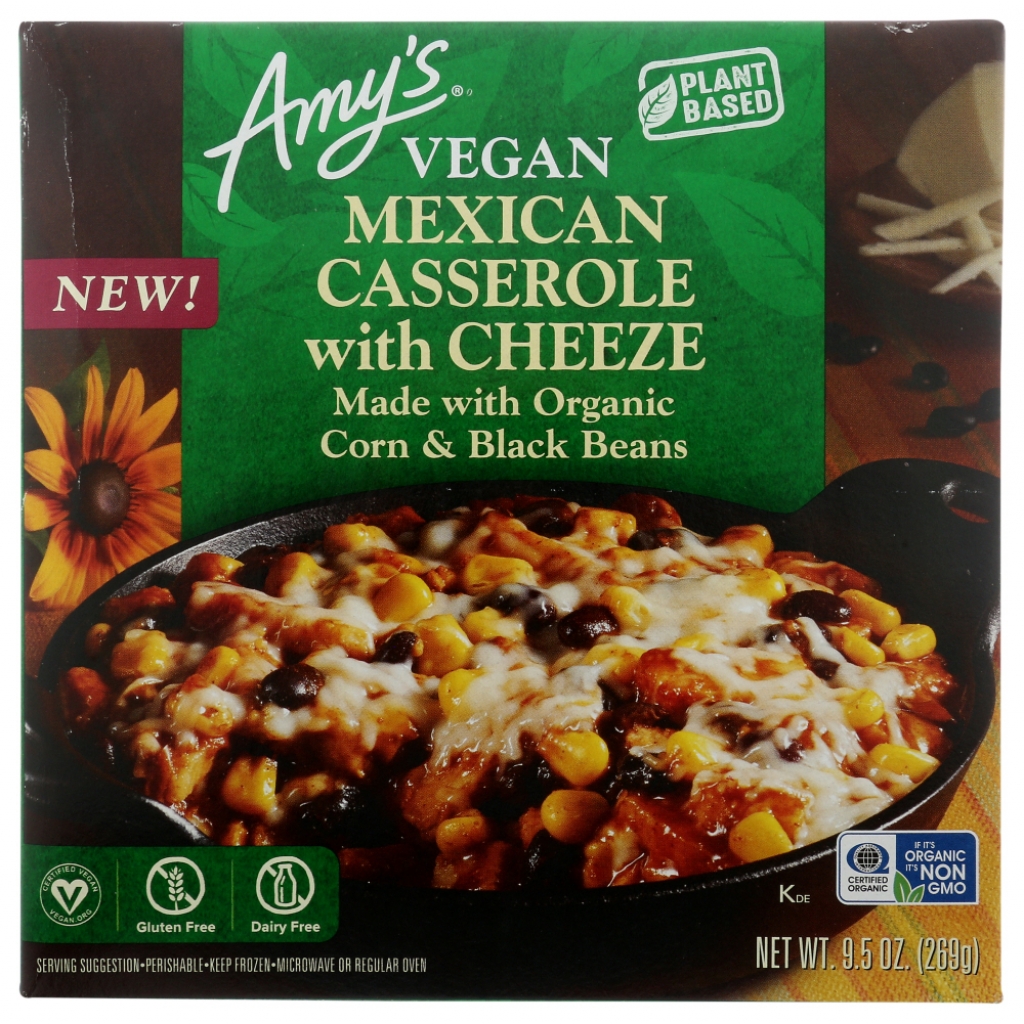 Vegan Mexican Casserole with Cheese