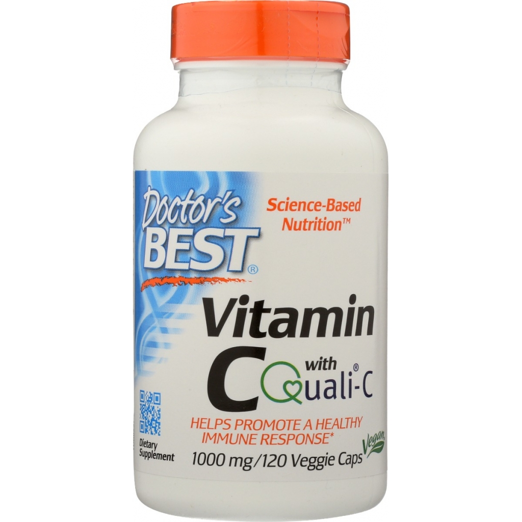 Vitamin C with QC 1000mg, 120 vcaps