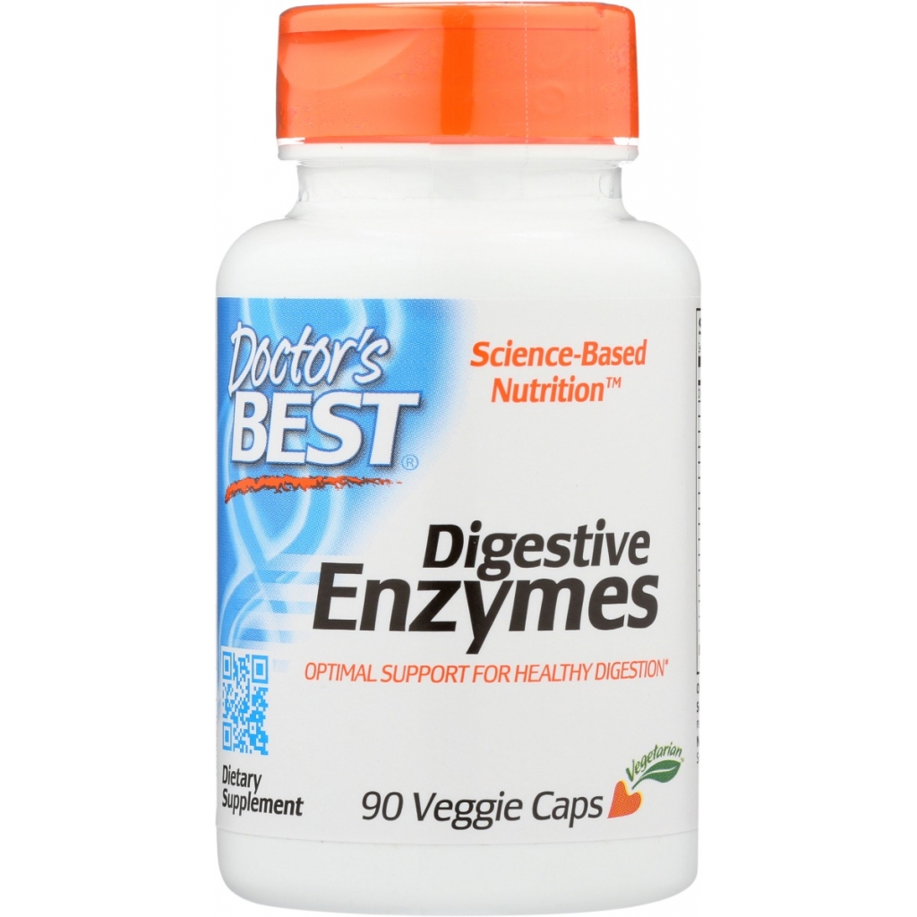 Doctor's Best Digestive Enzymes, 90 Veggie Capsules