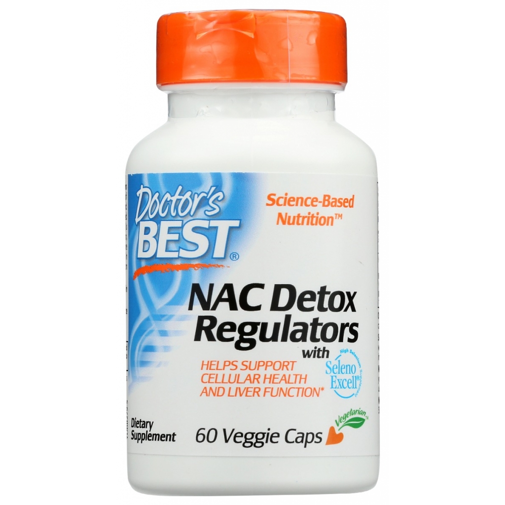 Doctor's Best NAC Detox Regulators - 60 vc