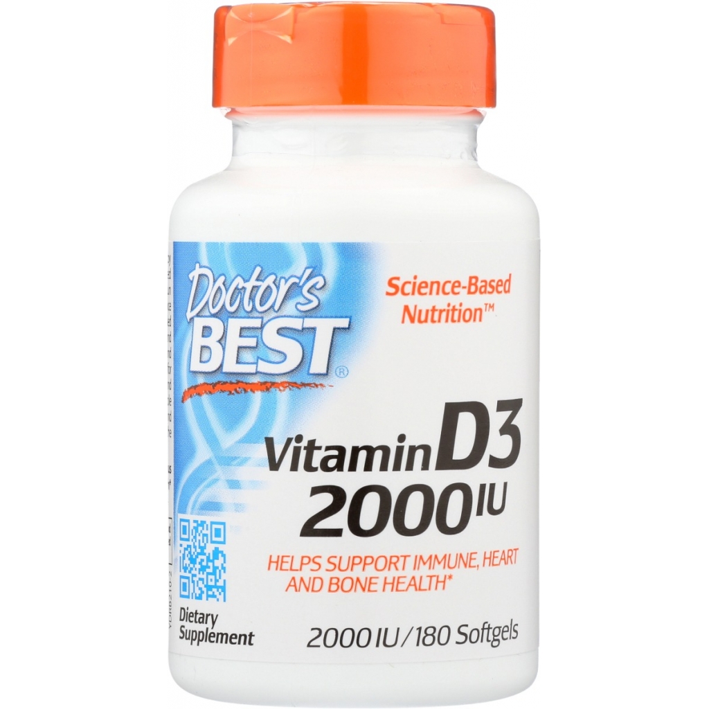 Vitamin D3 2000 I.U., 180 Softgels