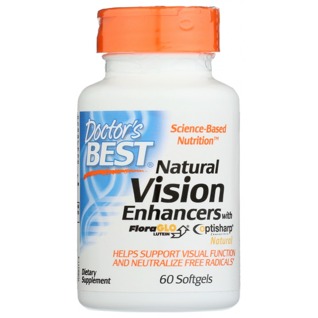 Doctor's Best Natural Vision Enhancers, 60 Softgels