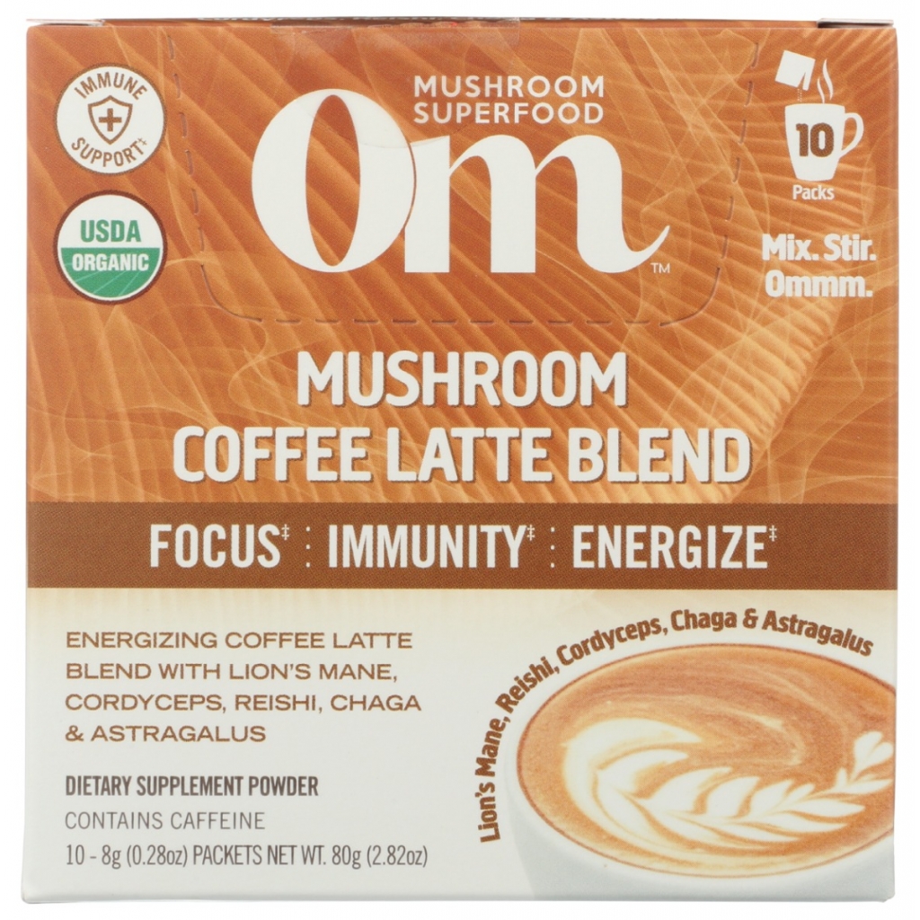 Organic Mushroom Coffee Latte Blend, 2.82 oz