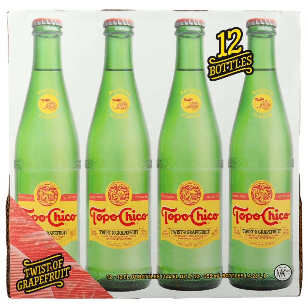 Twist of Grapefruit Sparkling Mineral Water - 12Pack, 144 fl oz