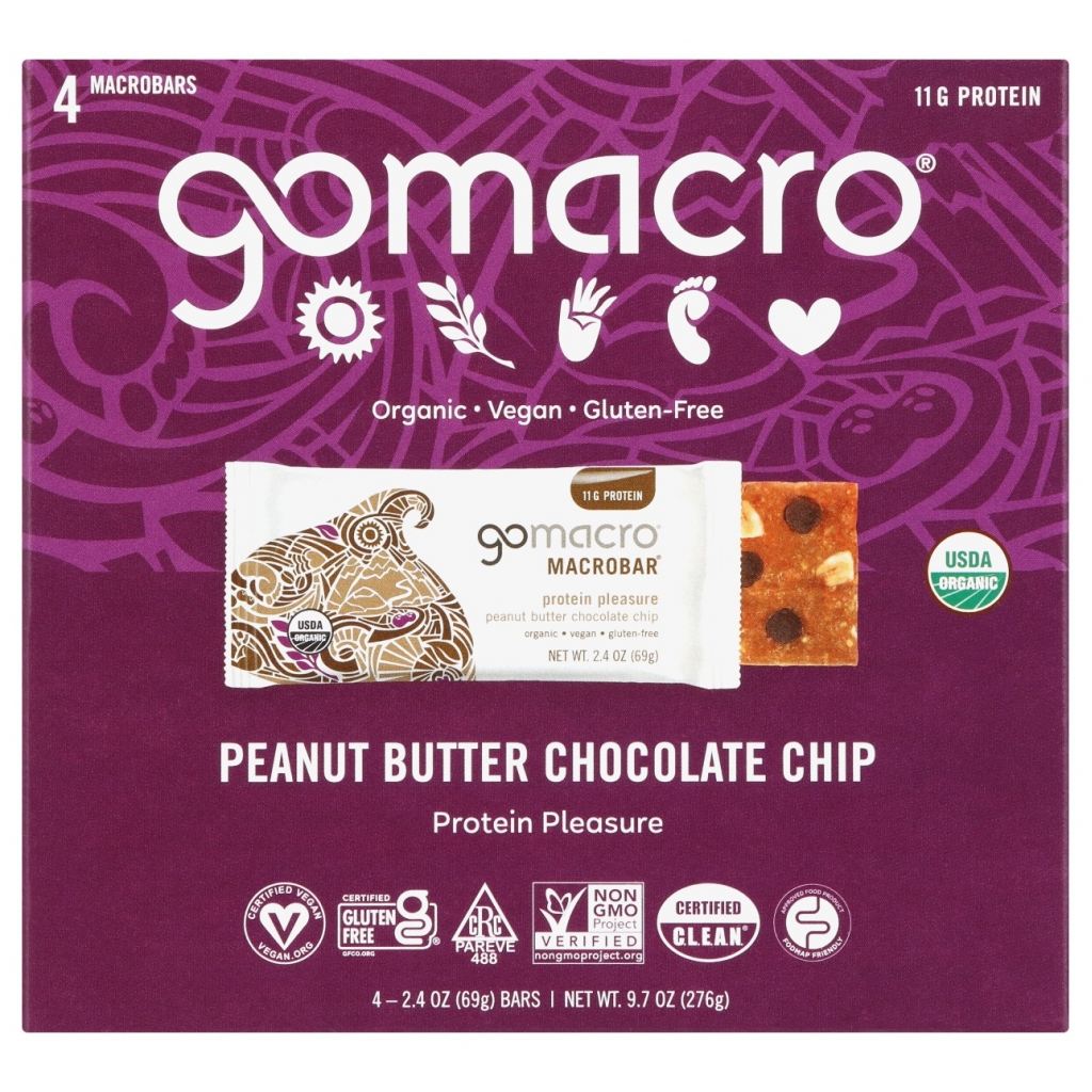 Organic Peanut Butter Chocolate Chip Bar - 9.6 oz