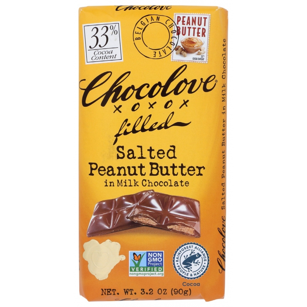 Milk Chocolate with Salted Peanut Butter, 3.2 oz