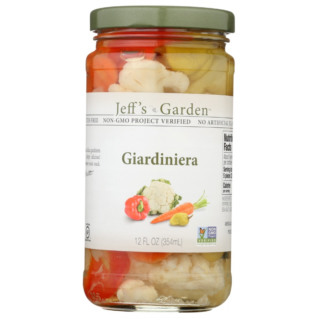 Classic Italian Giardiniera - Tangy Vegetable Mix