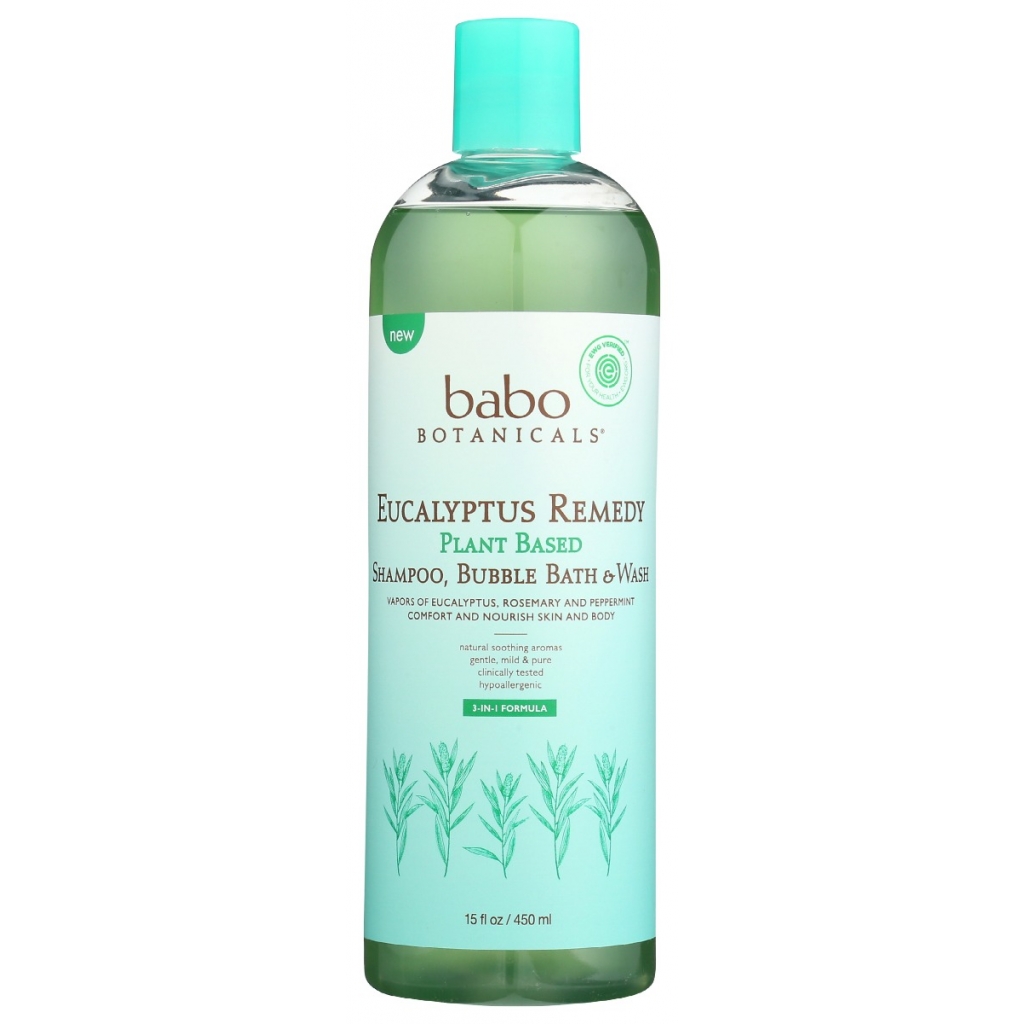 Gentle Eucalyptus Shampoo & Bath for Kids, 15 oz