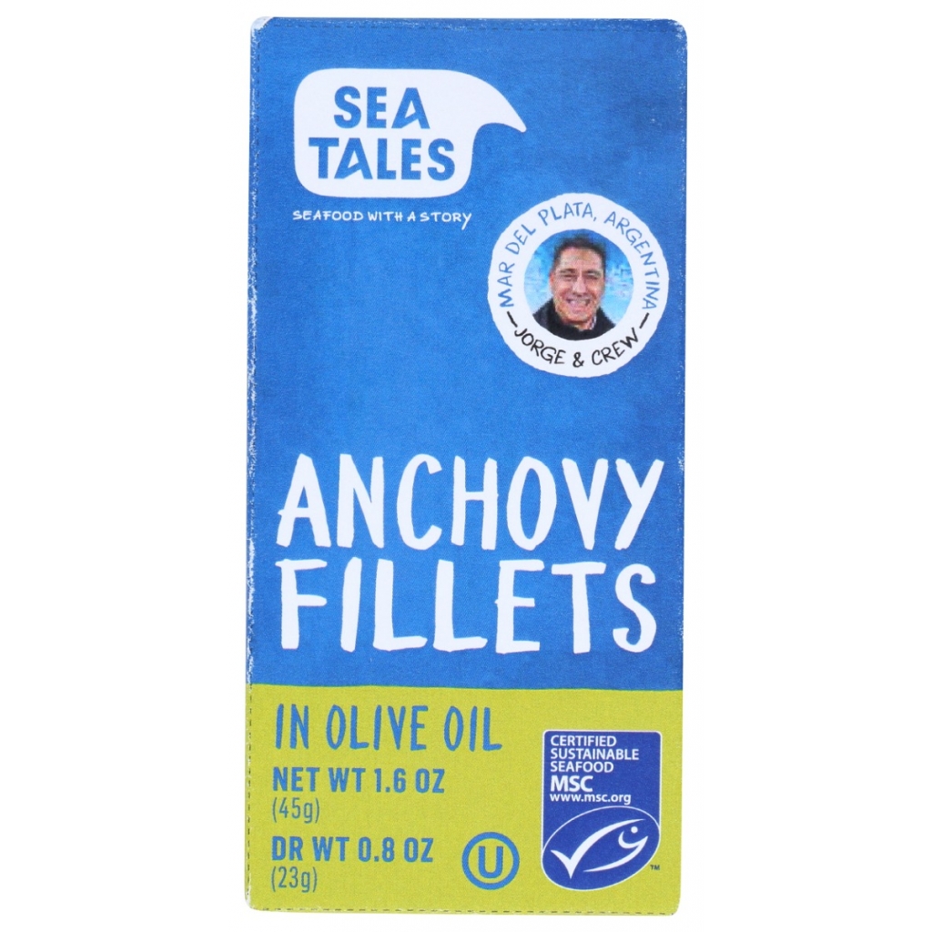 MSC Anchovy Fillets in Olive Oil - 1.6 oz