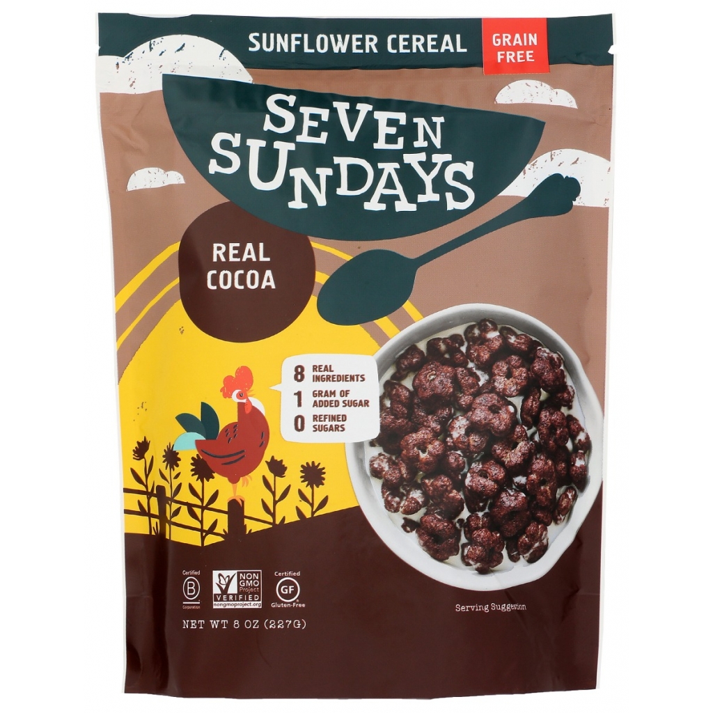 Real Cocoa Sunflower Cereal, 8 oz